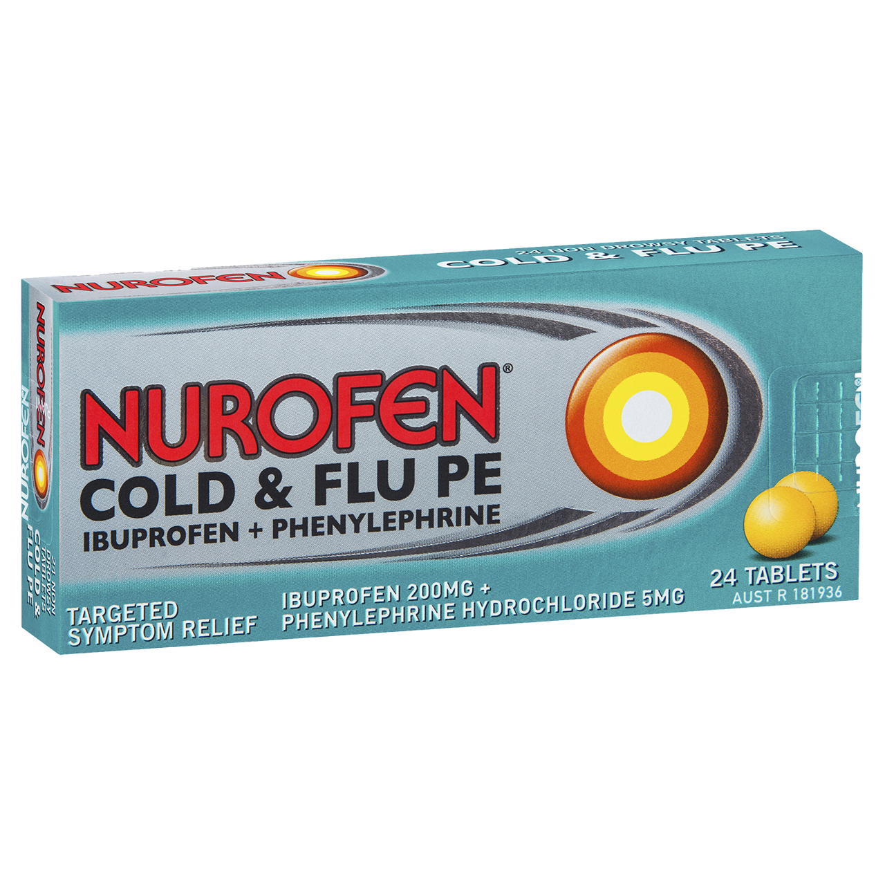 Nurofen Cold & Flu PE Cold & Flu Tablets Nurofen New Zealand